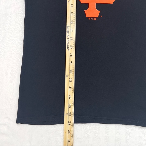 Fanatics Giants Logo Tee Shirt Mens Medium Short Sleeve Black - Picture 7 of 8